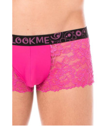 Boxer magenta en dentelle délicate - LM2006-67MAG